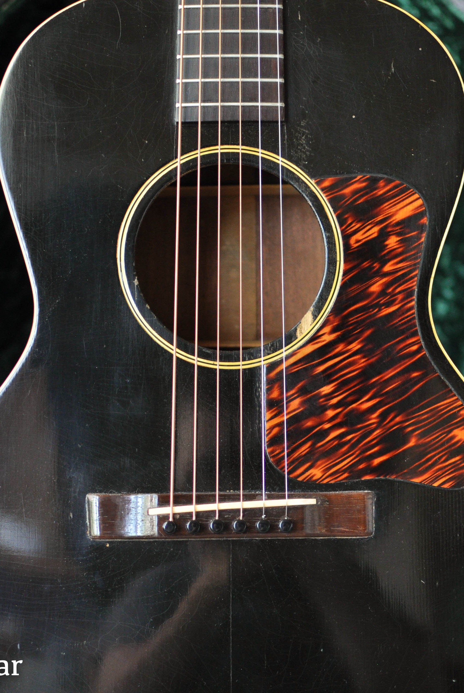 Jeff Tweedy's 1936 Gibson L-00 Black with Maple rims
