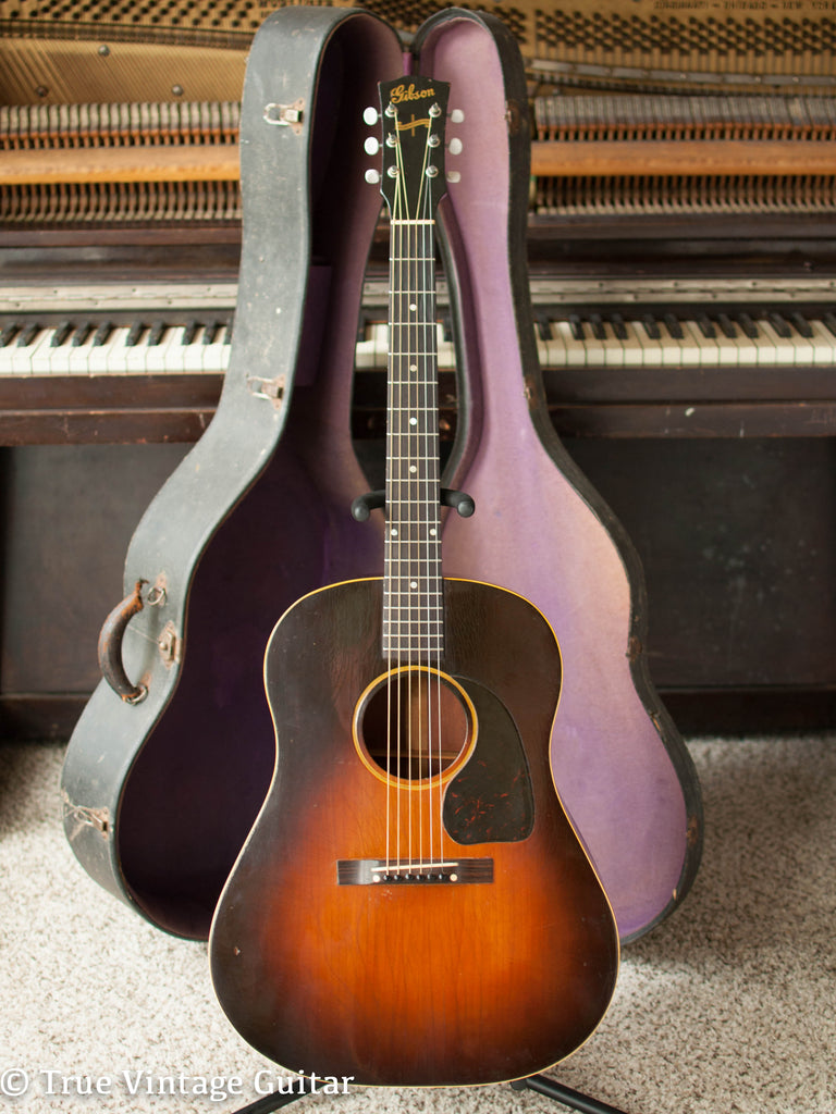 Vintage 1943 Gibson J-45 Banner acoustic guitar – True Vintage Guitar