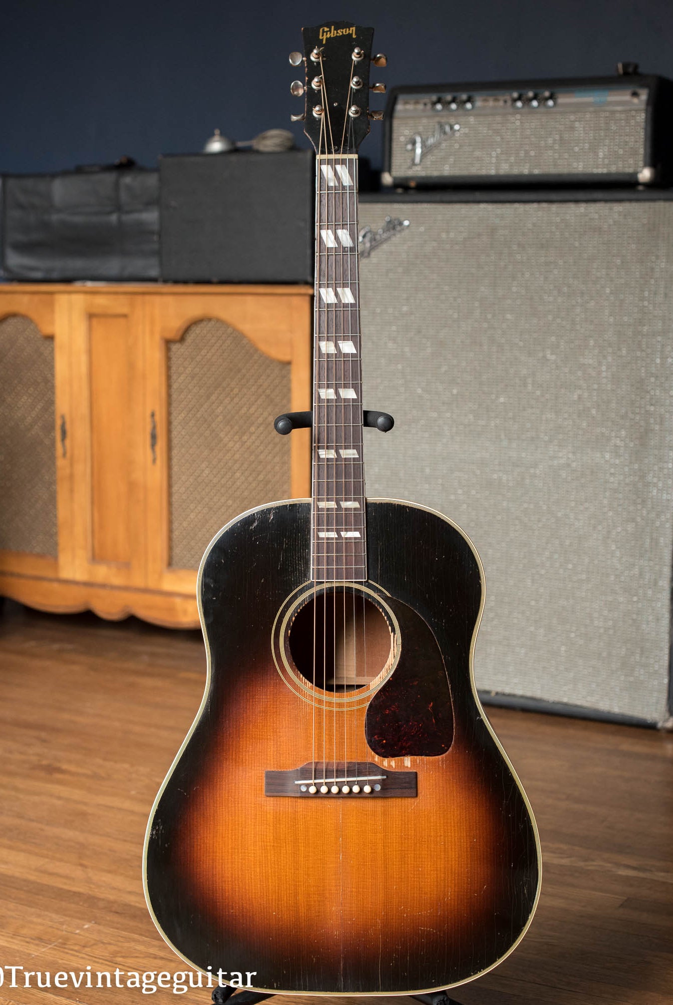 Vintage 1950 Gibson SJ acoustic guitar