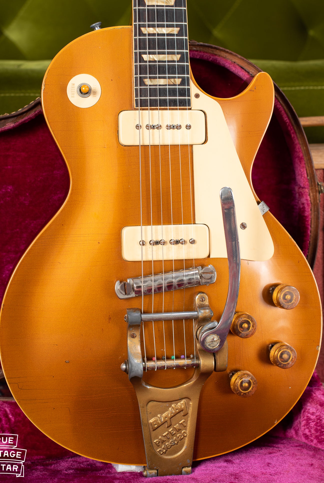 Gibson Les Paul guitar gold 1950s
