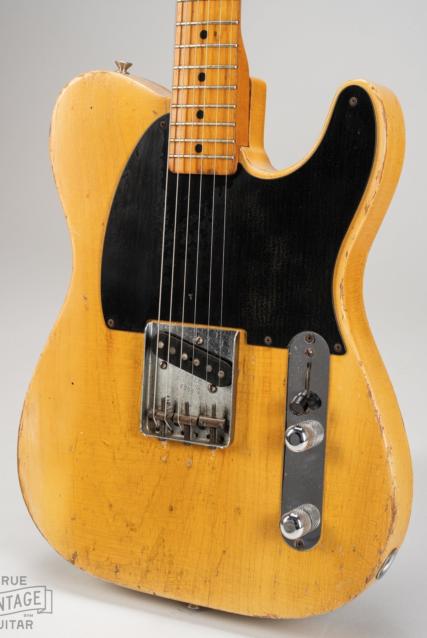 Vintage 1953 Fender Esquire guitar found in a barn