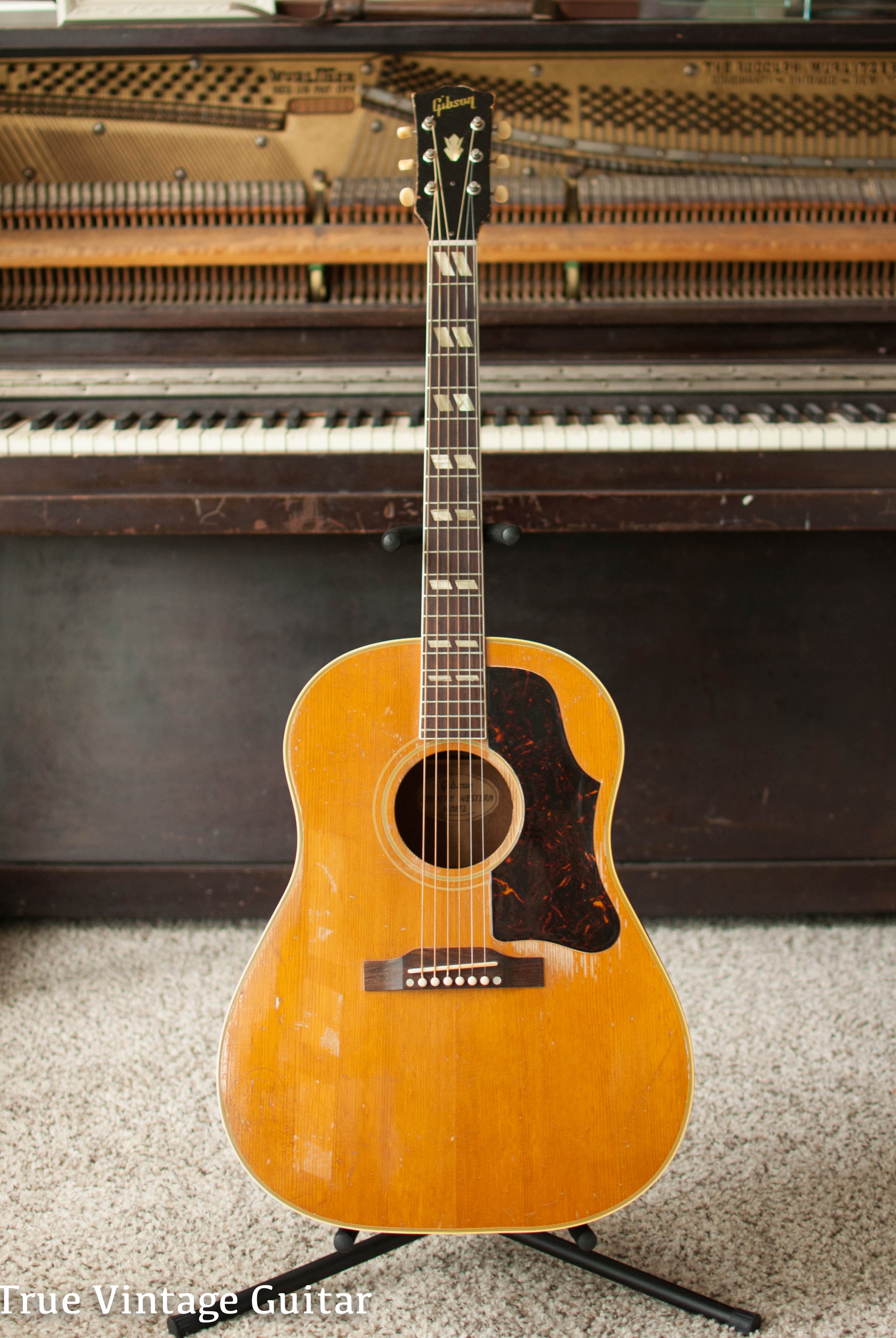 Vintage 1956 Gibson Country Western acoustic guitar