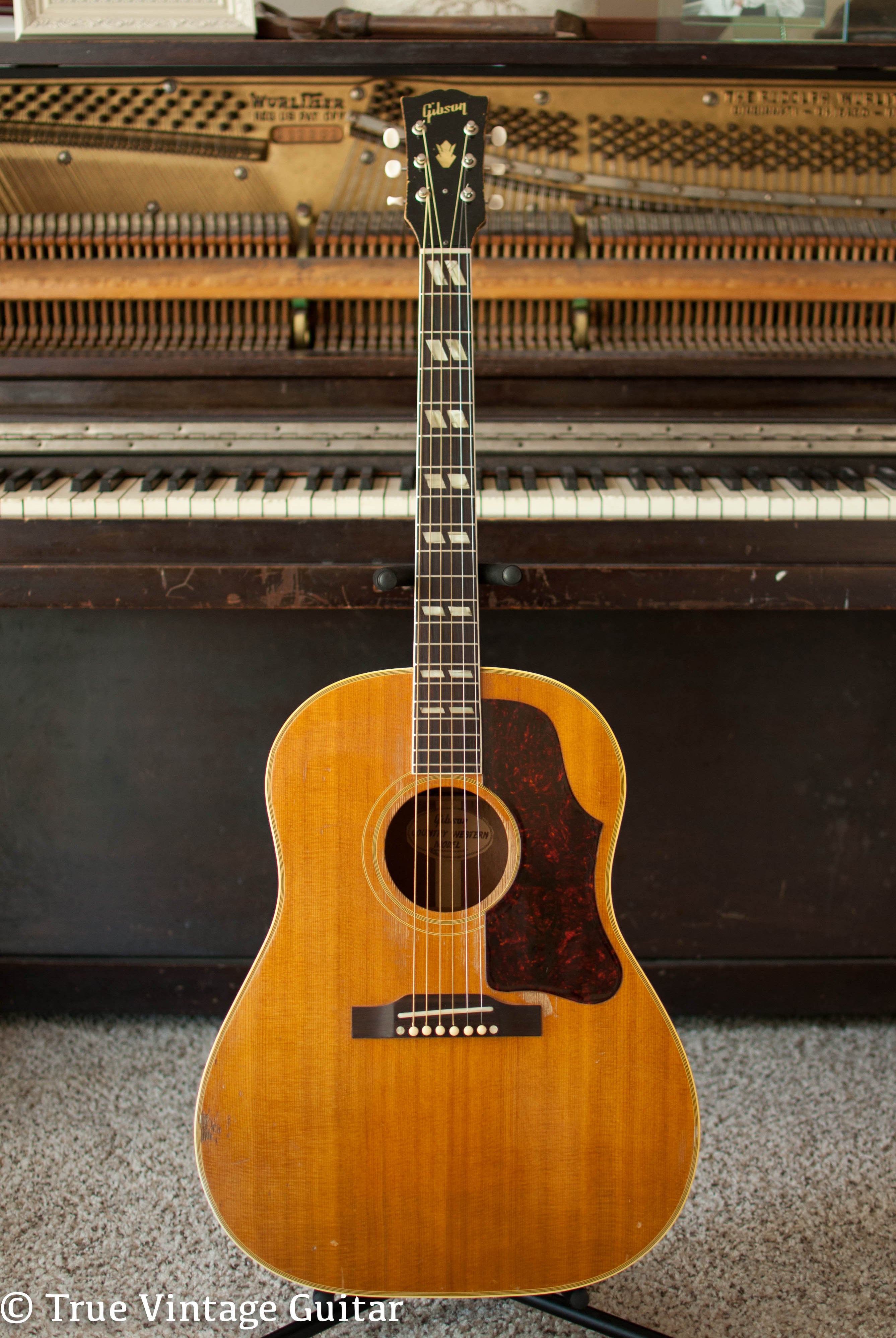 Vintage 1957 Gibson Country Western acoustic guitar