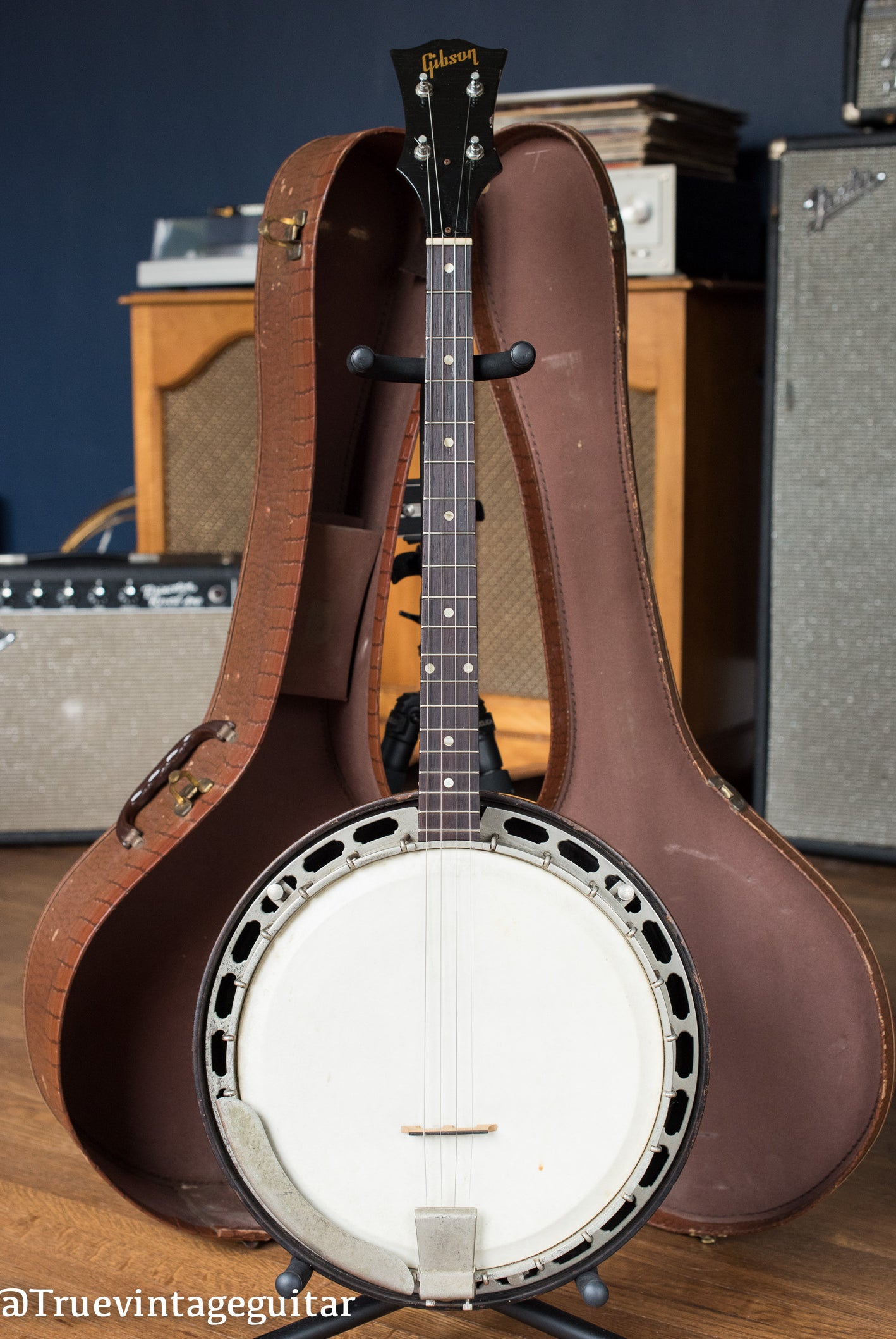 1957 Gibson TB-100 tenor banjo vintage