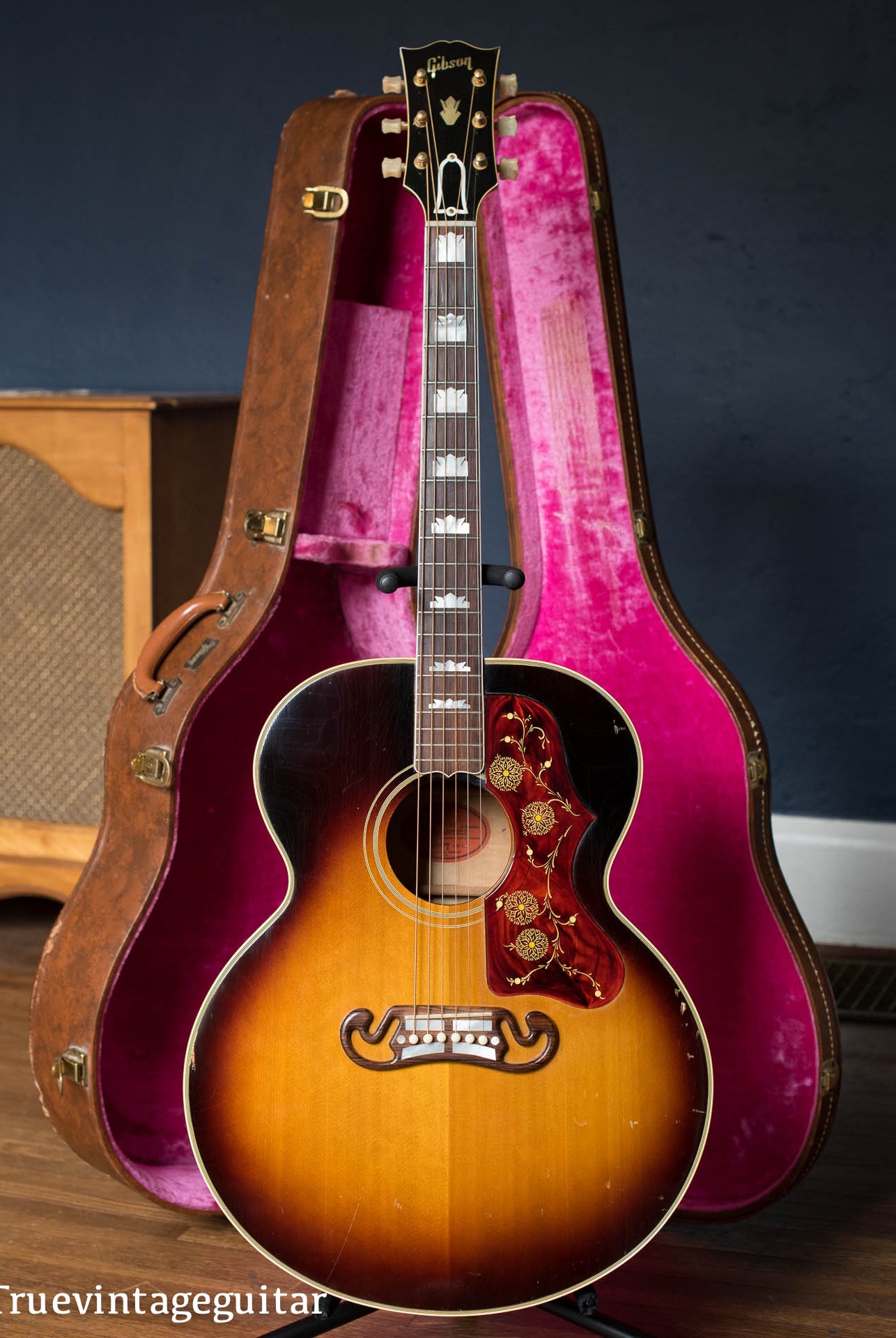 Vintage 1958 Gibson J-200 Sunburst acoustic guitar