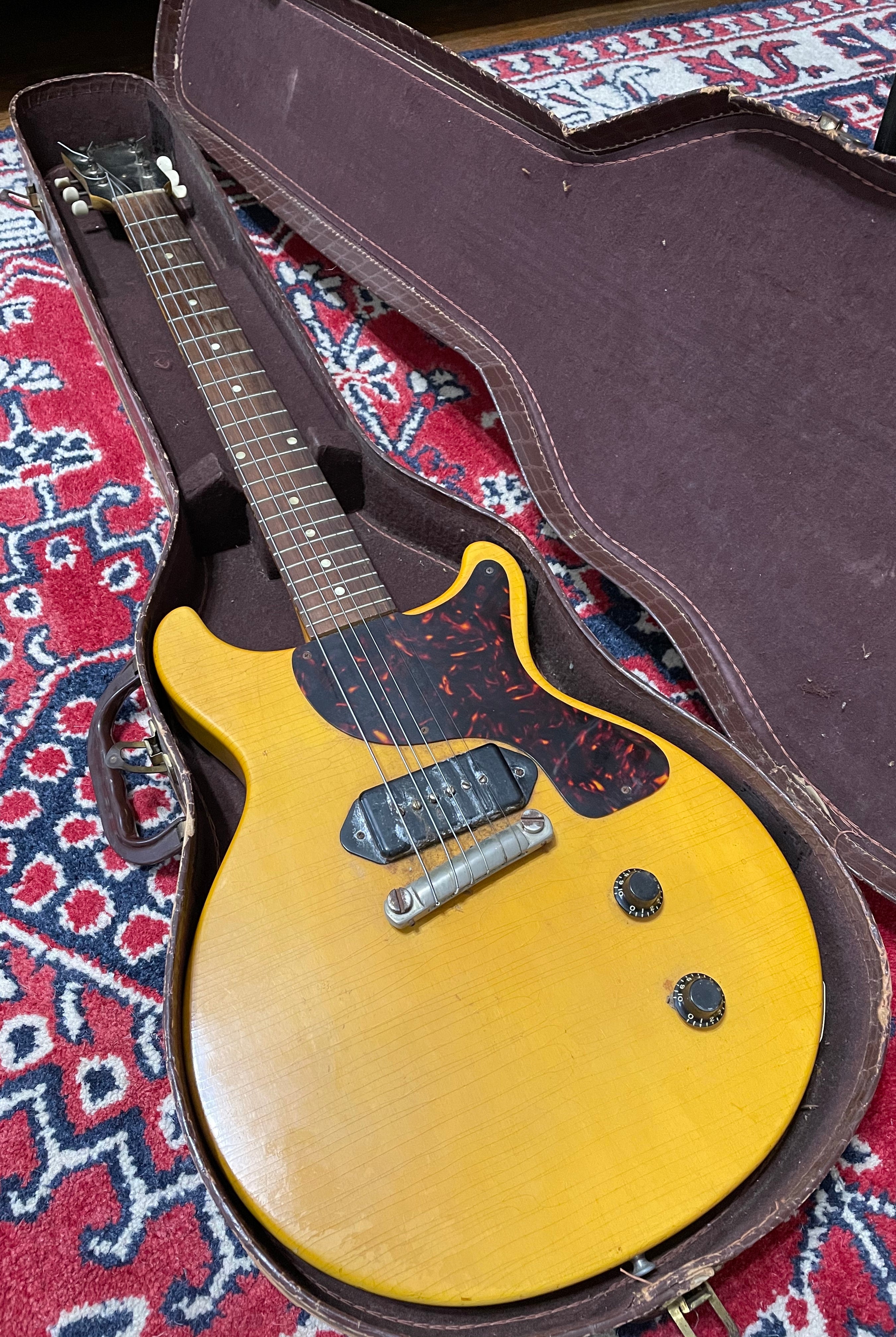 1958 Gibson Les Paul TV Model yellow junior double cut