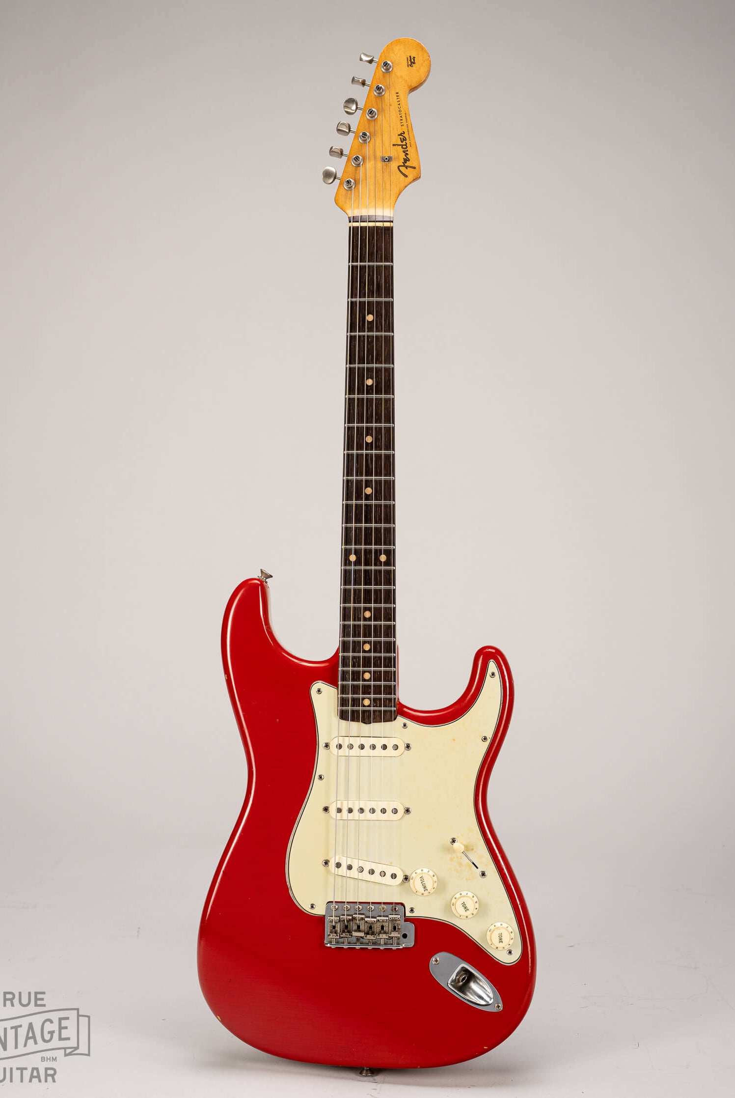 Roman Red 1959 Fender Stratocaster vintage guitar