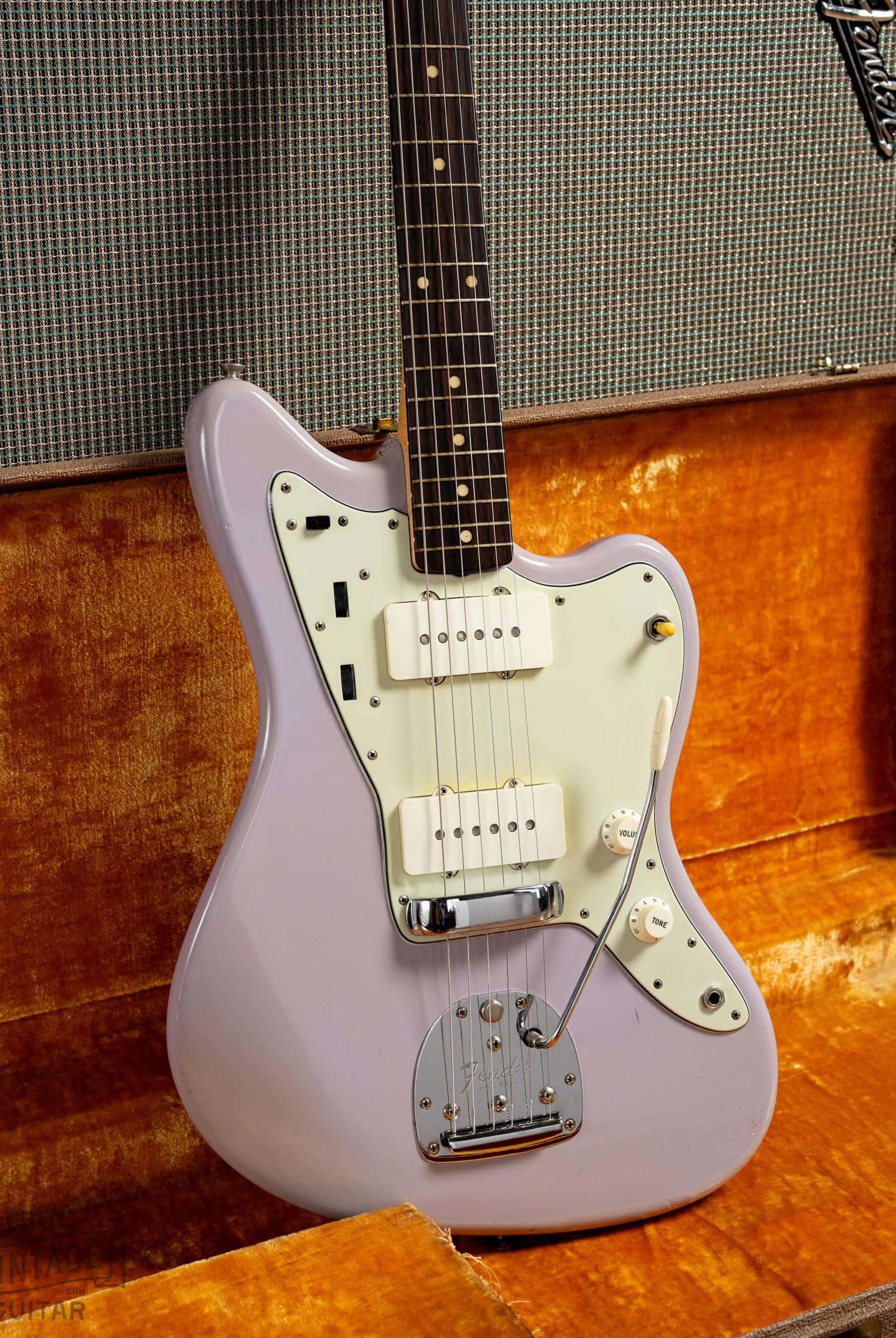 1960 Fender Jazzmaster custom color Violet. Rarest Fender custom color.
