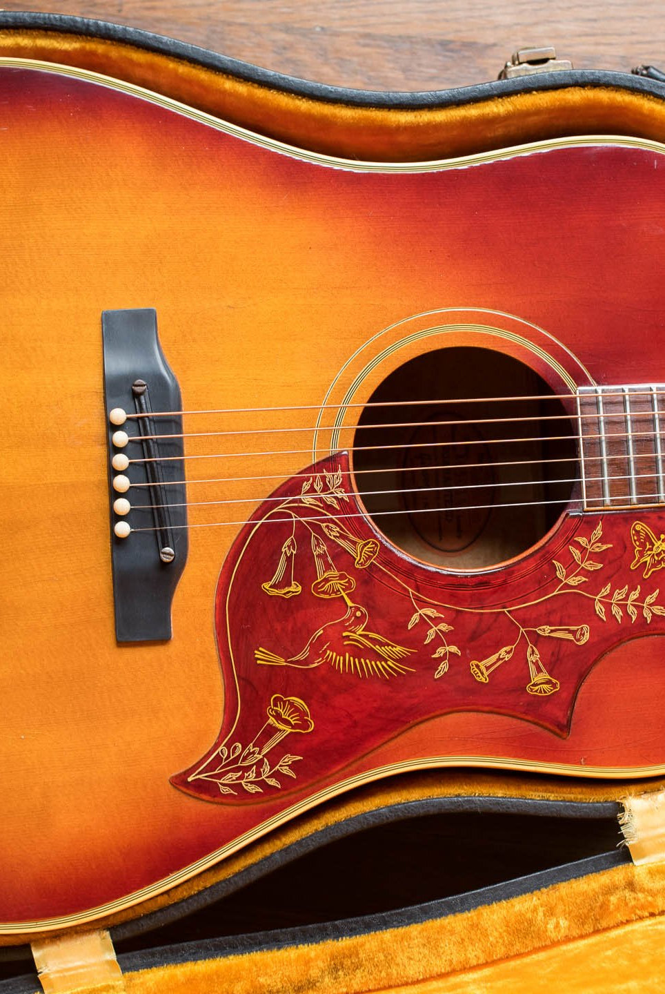 Vintage 1963 Gibson Hummingbird guitar