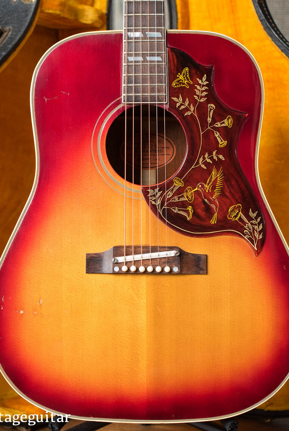 Vintage 1963 Gibson Hummingbird acoustic guitar, Gibson guitar buyer