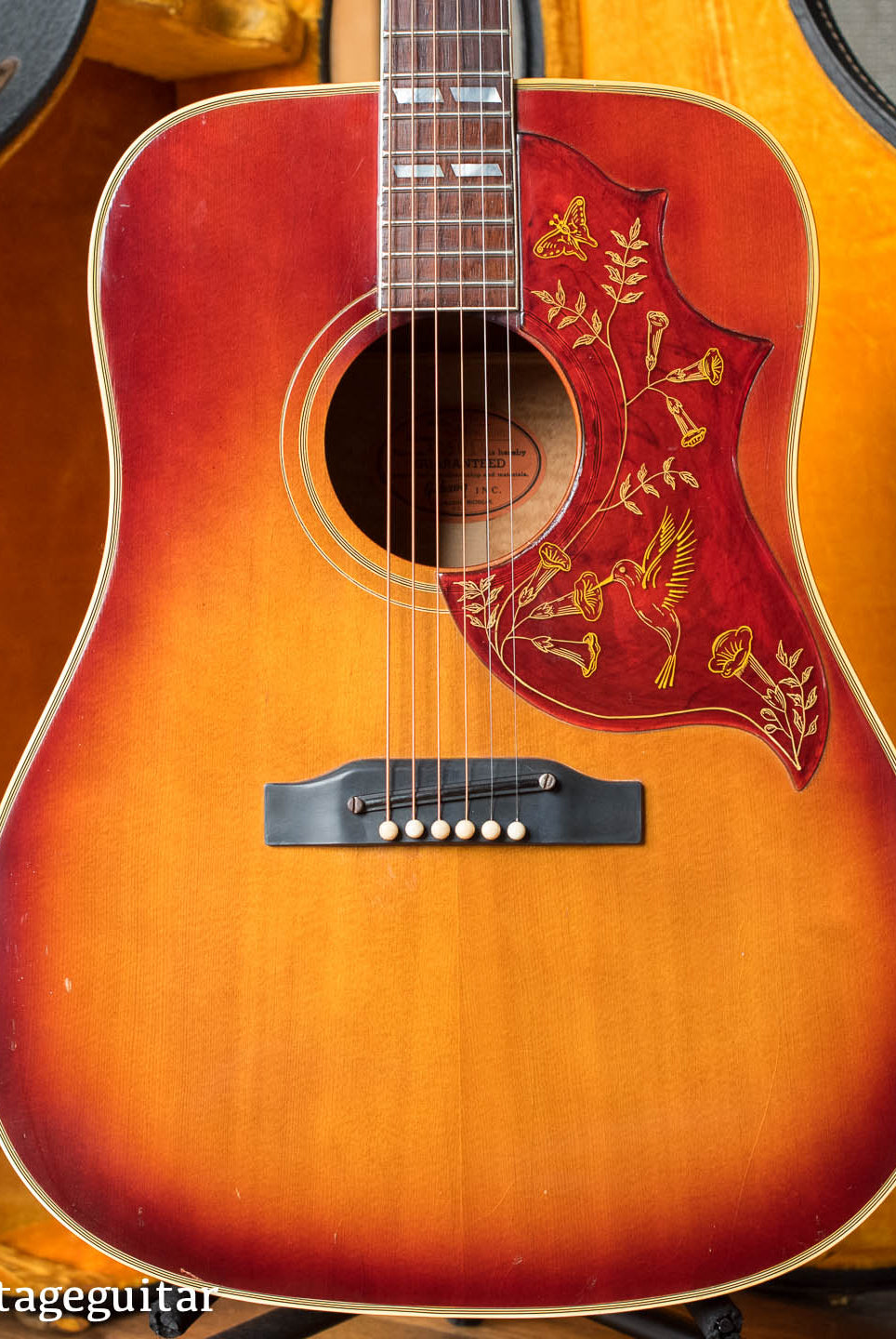 Vintage 1963 Gibson Hummingbird guitar