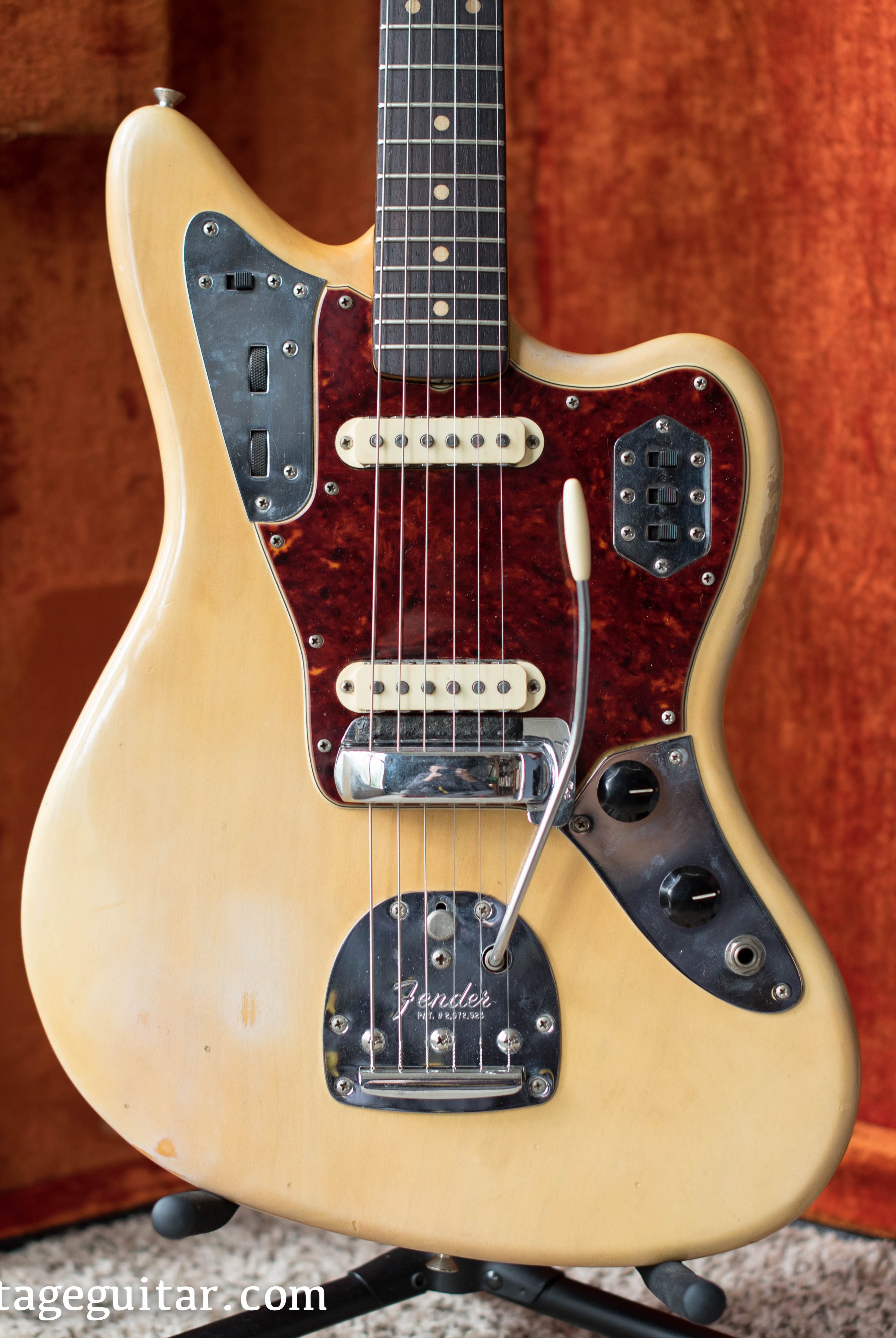Vintage 1964 Fender Jaguar Blond finish Ash body