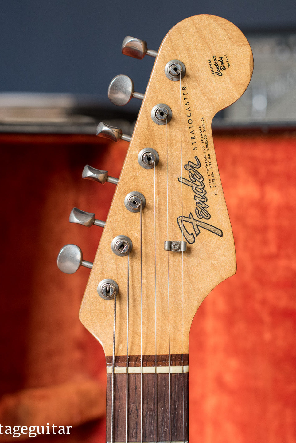 Vintage 1964 Fender Stratocaster factory update from 1954, 1960