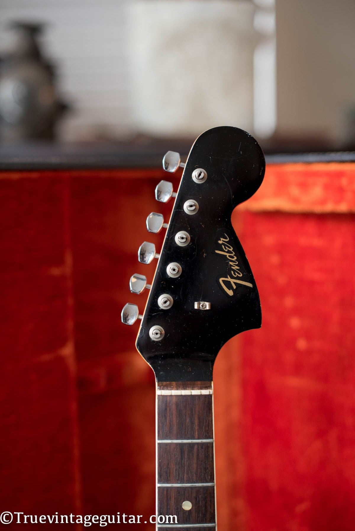 1966 Fender Jaguar Black with matching headstock