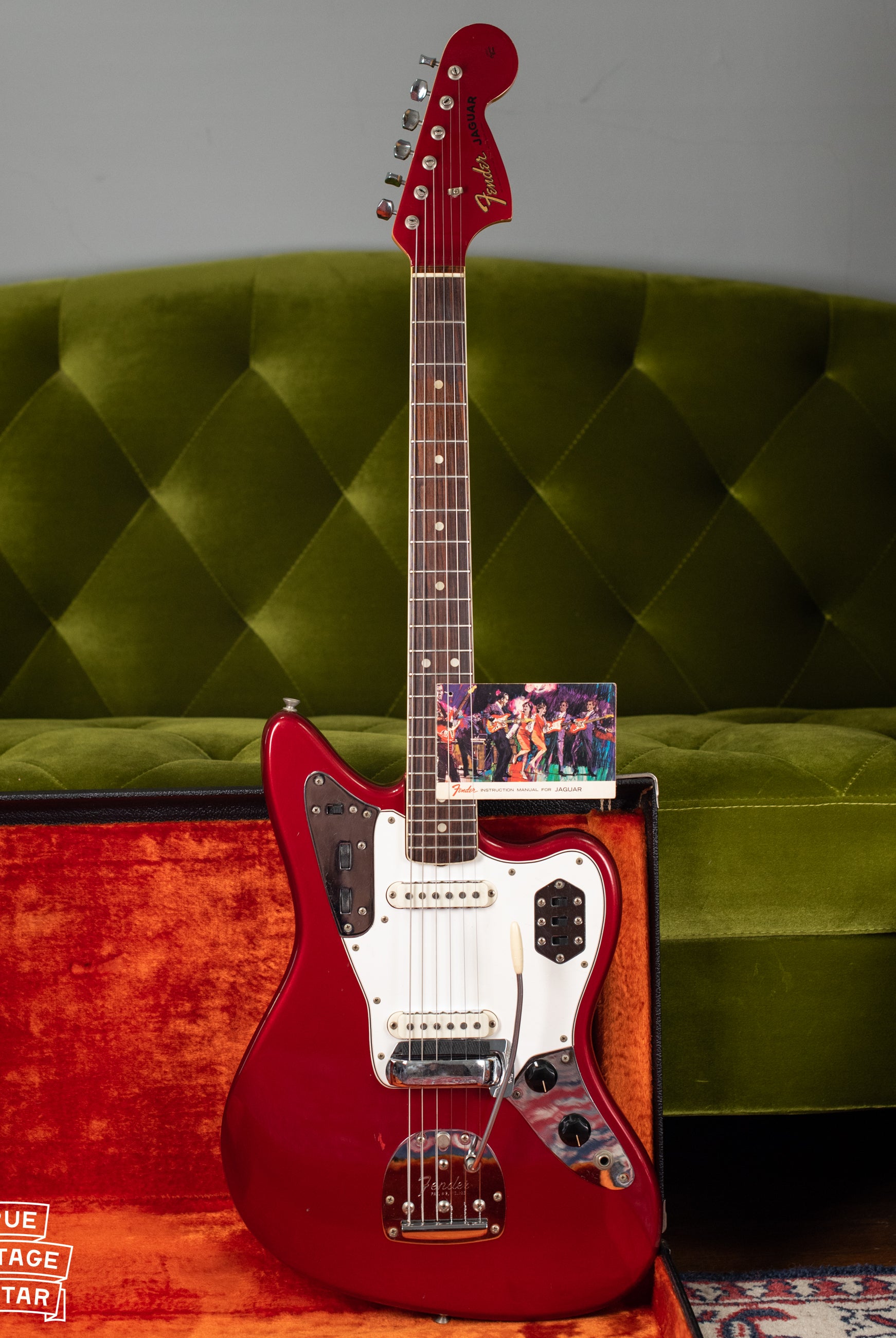 Fender Guitars with Candy Apple Red finish from the 1960s