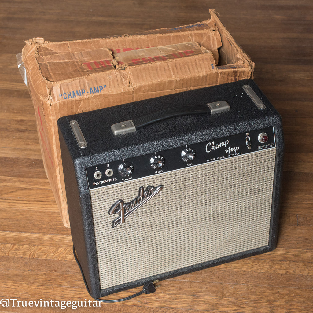 Vintage 1966 Fender Champ-Amp guitar amplifier – True Vintage Guitar