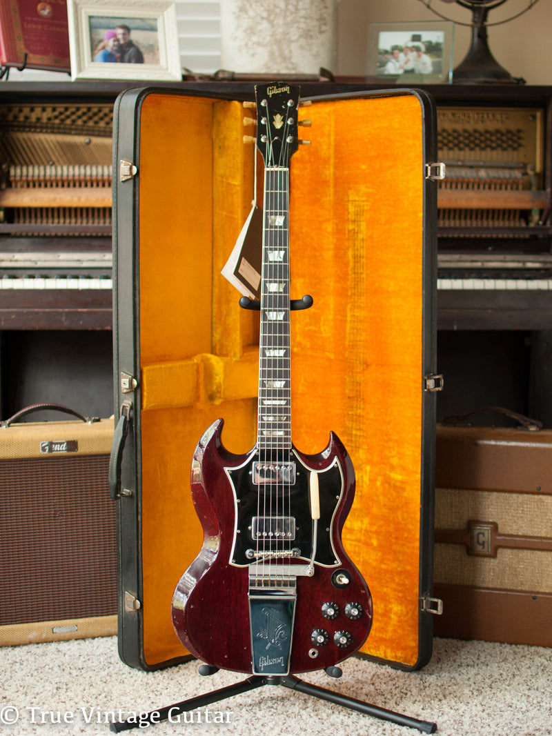 Vintage Gibson SG Standard 1967 electric guitar Cherry Red