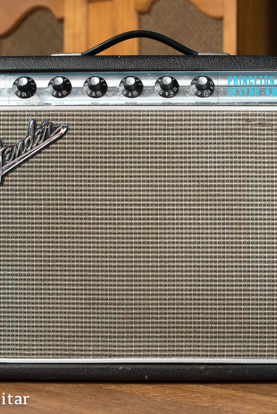 1968 Fender Princeton Reverb Amp drip edge black line