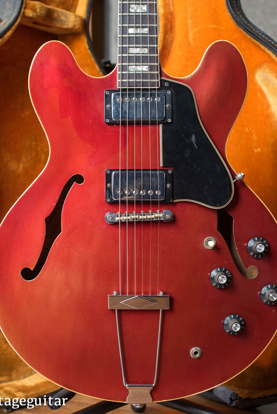 1968 Gibson ES-335TD Sparkling Burgundy electric guitar