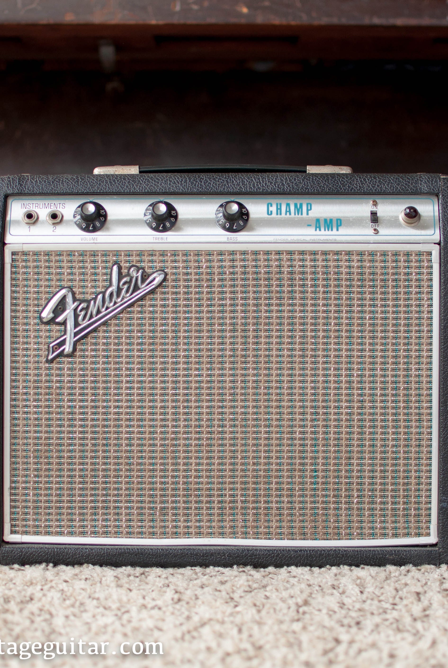 Vintage 1969 Fender Champ guitar amplifier