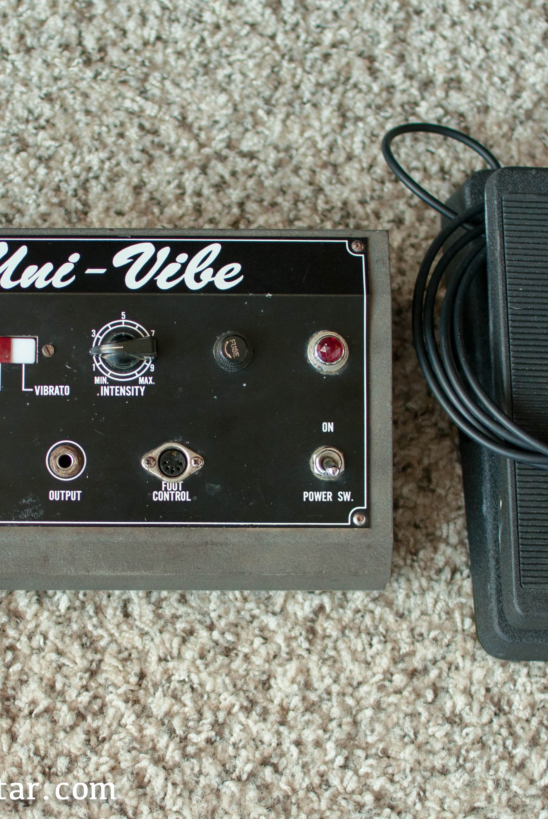 Vintage 1960s Shin-Ei Uni-Vibe guitar effects pedal