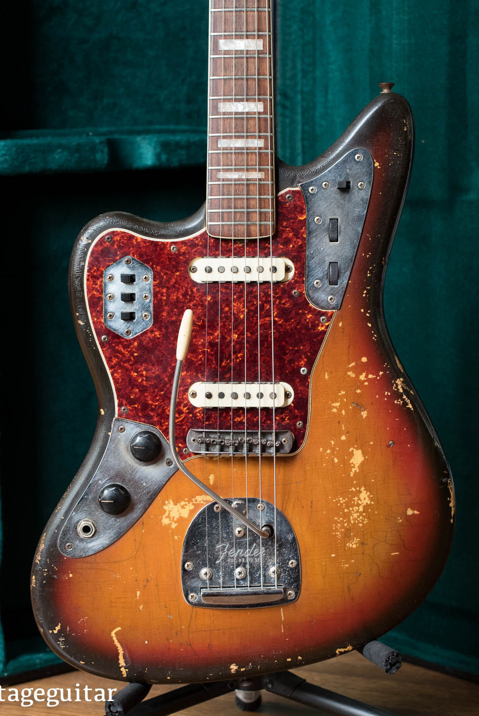 Fender Jaguar left hand, vintage 1970 guitar