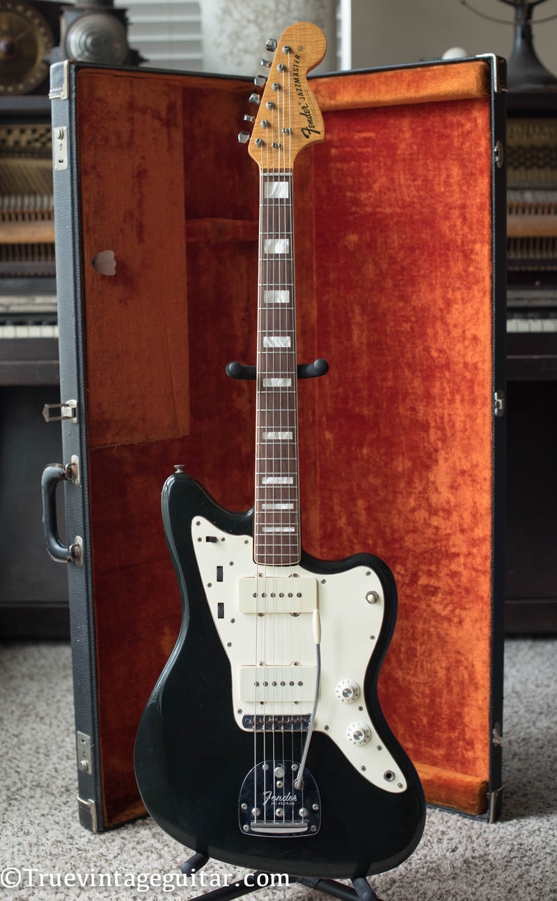 1971 Fender Jazzmaster electric guitar Black 