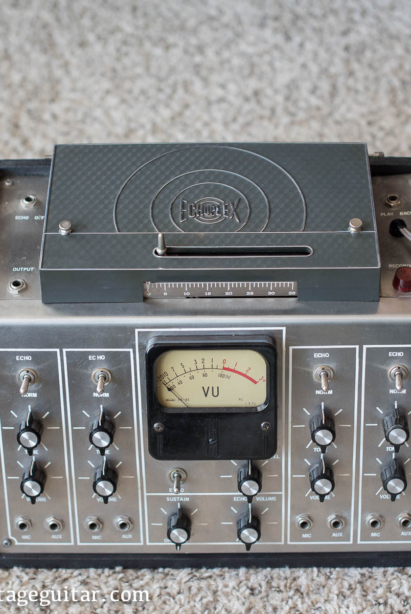 Vintage Echoplex large big VU meter tape echo Groupmaster EM-1