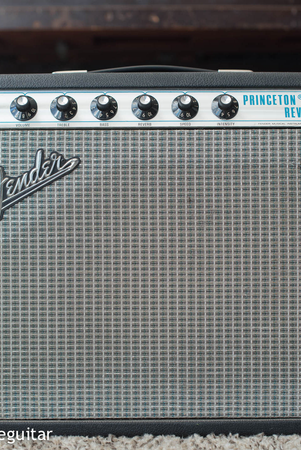 Vintage 1973 Fender Princeton Reverb guitar amp