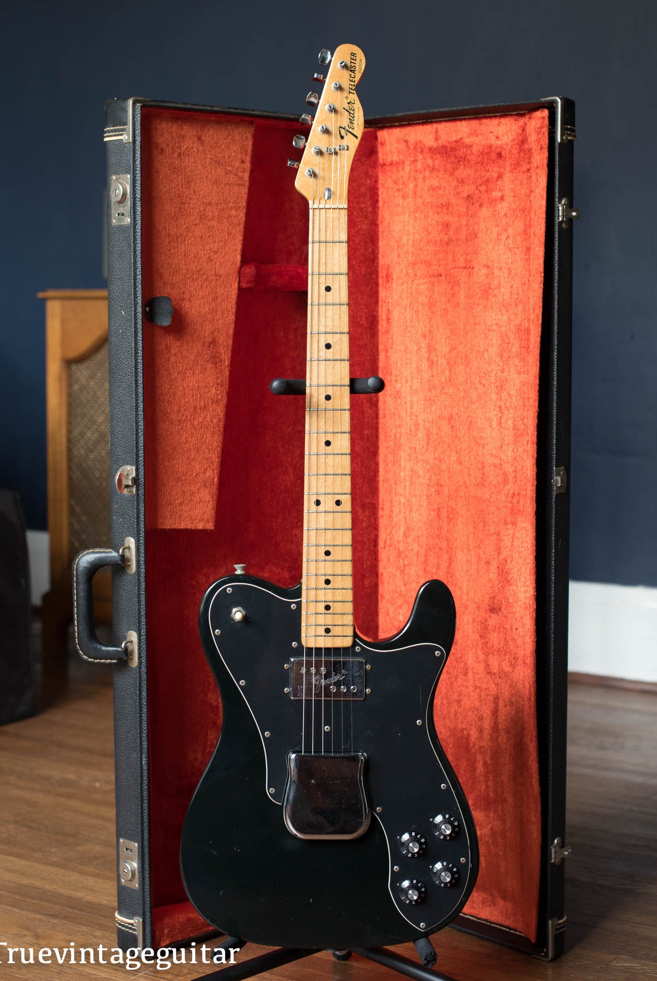 Fender Telecaster Custom electric guitar black 1973 1974
