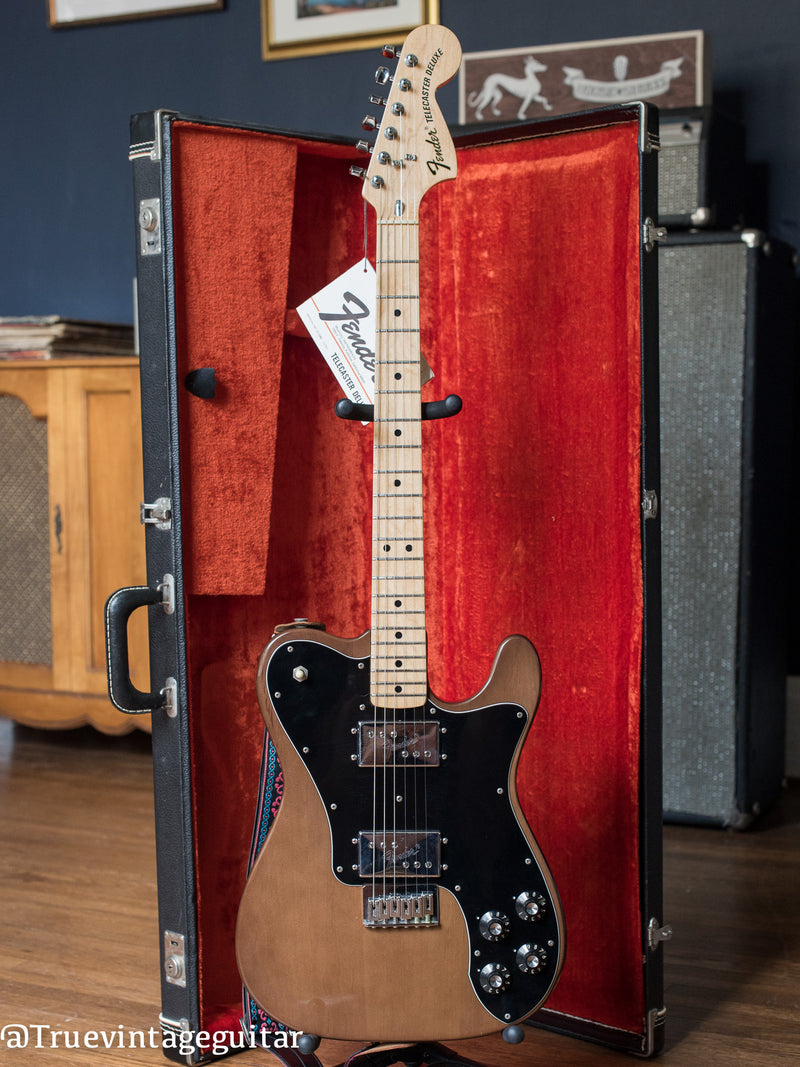 Vintage 1974 Fender Telecaster Deluxe guitar Mocha