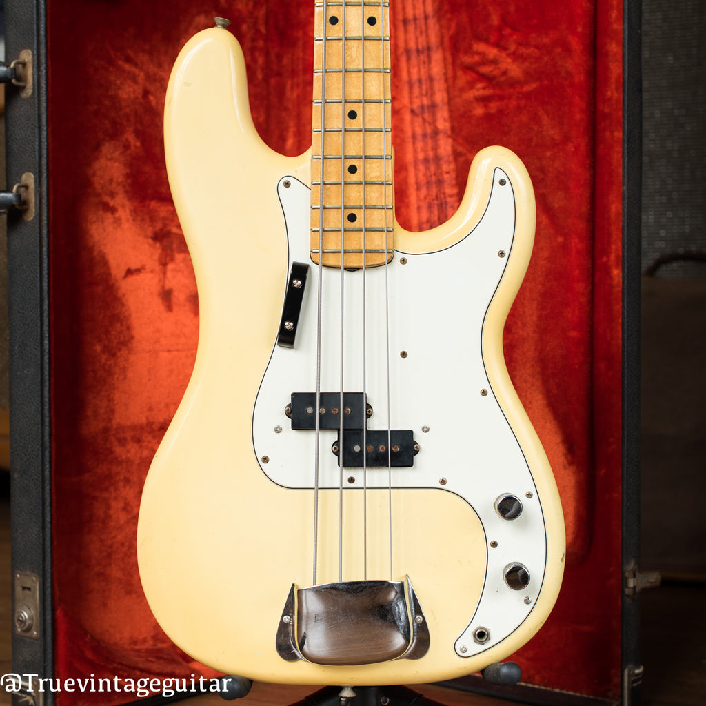 Fender Precision Bass 1976 White – True Vintage Guitar