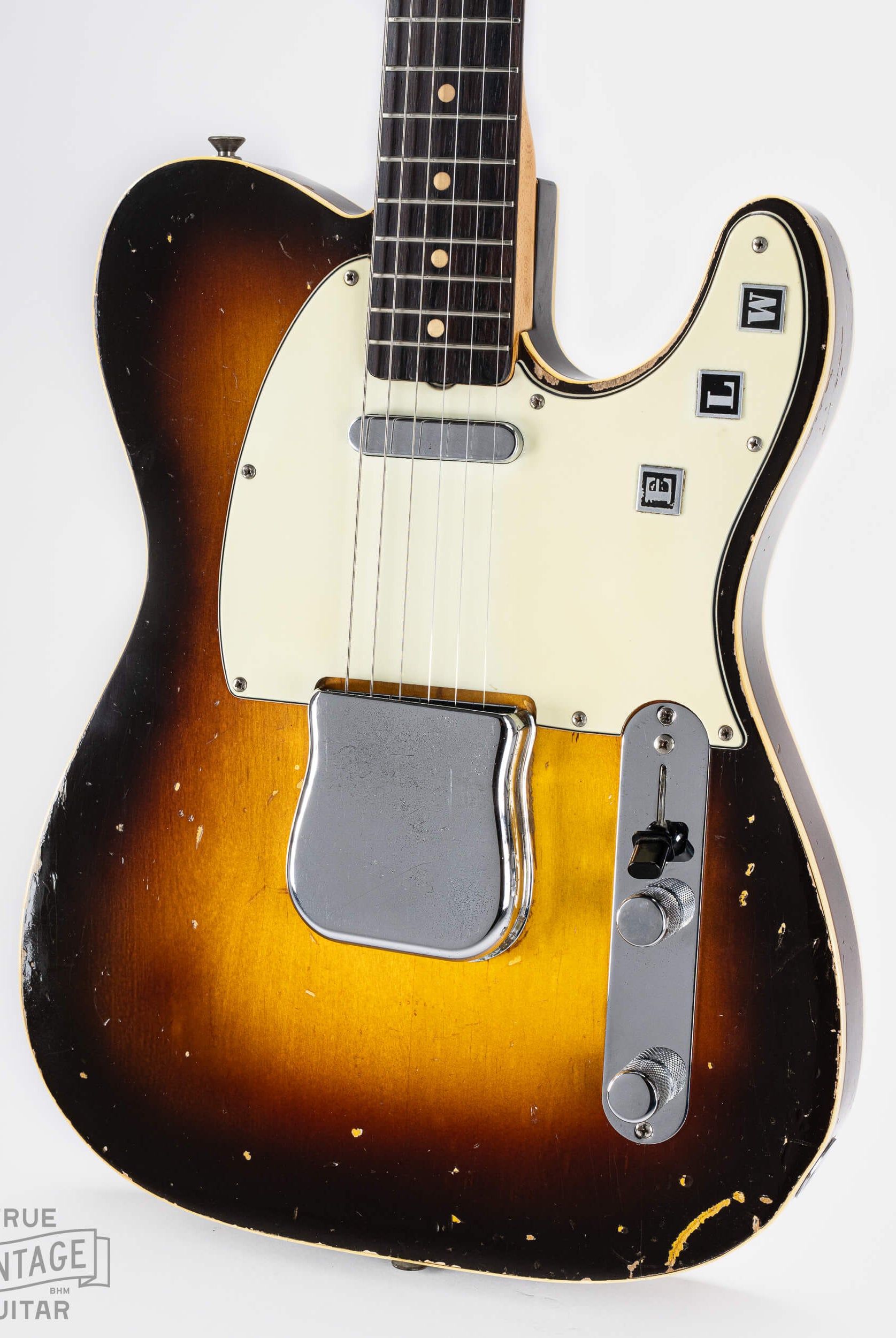 Fender Custom Telecaster guitar 1959 1960 with double edge binding and Sunburst finish