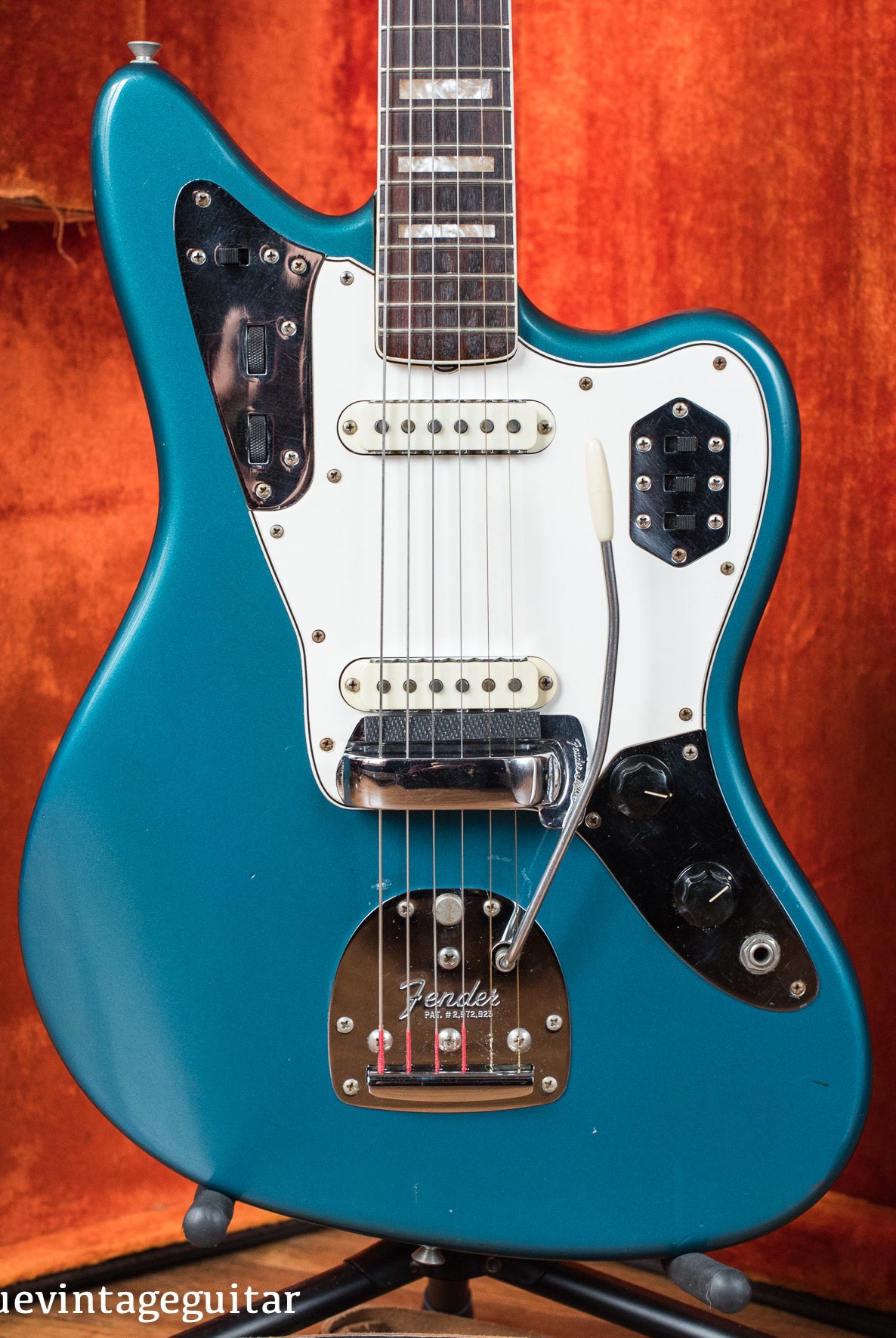 Fender Jaguar 1966 Blue guitar vintage original