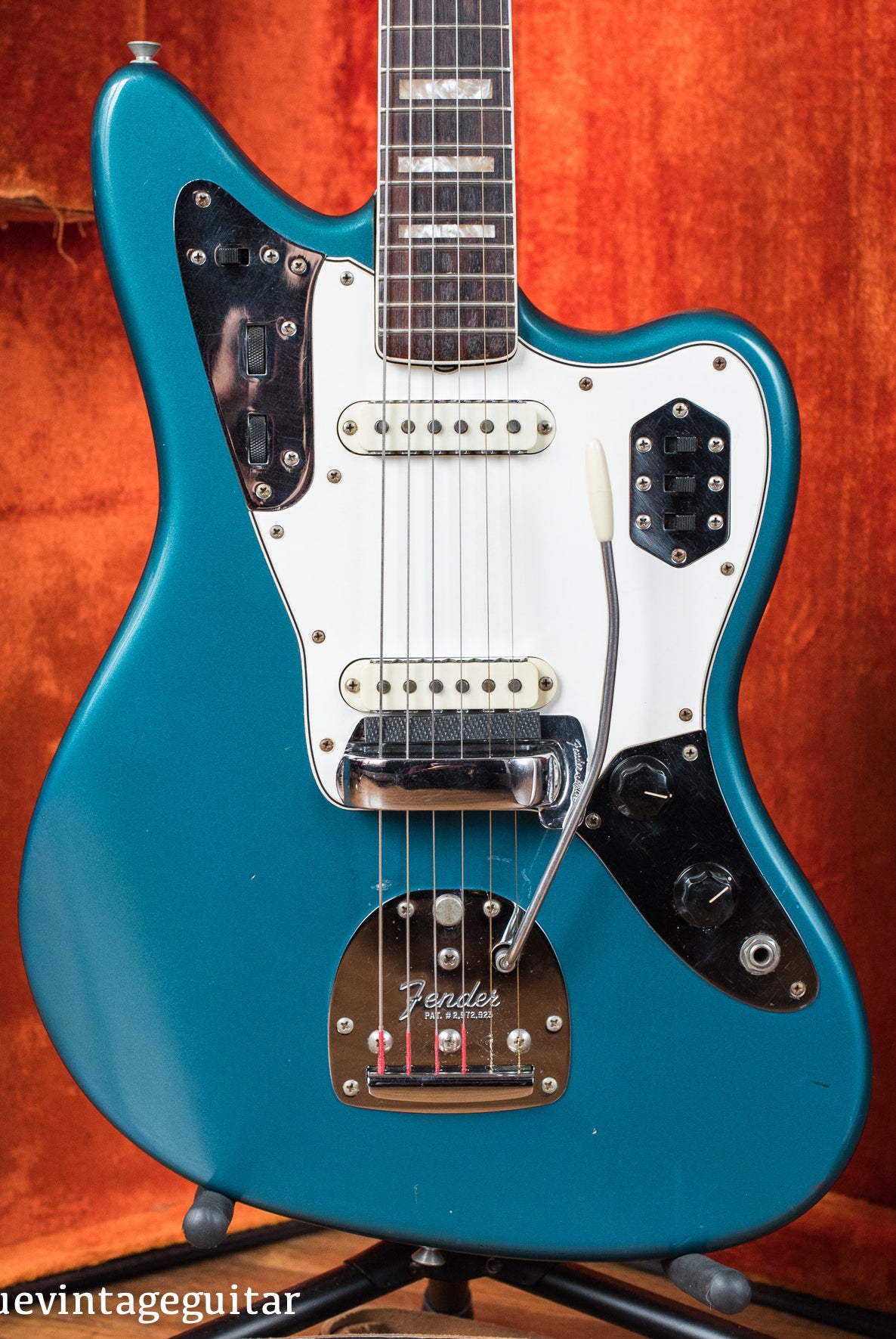 Fender Jaguar 1966 Blue guitar vintage original
