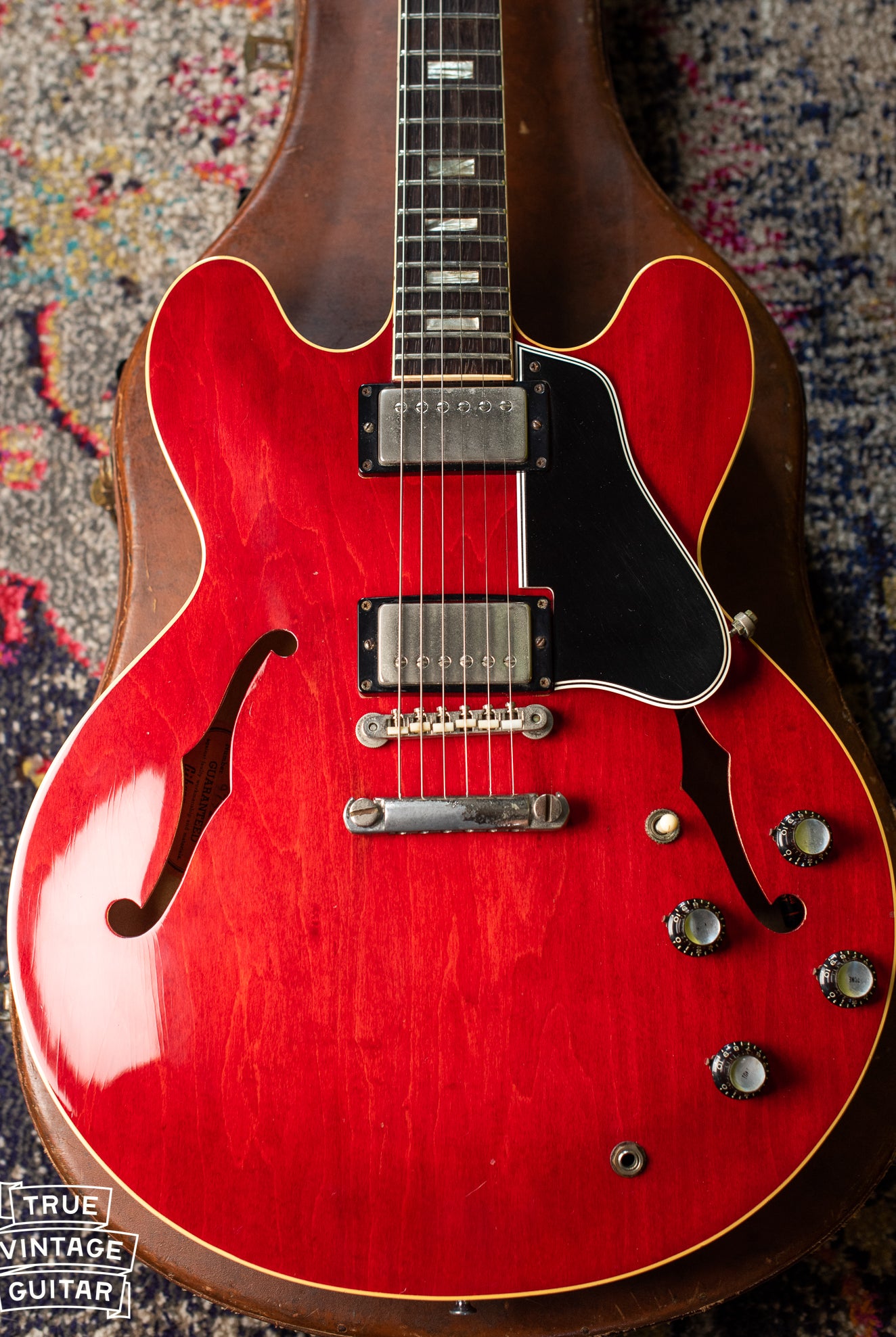 Gibson ES-335 1963 guitar in Cherry Red finish
