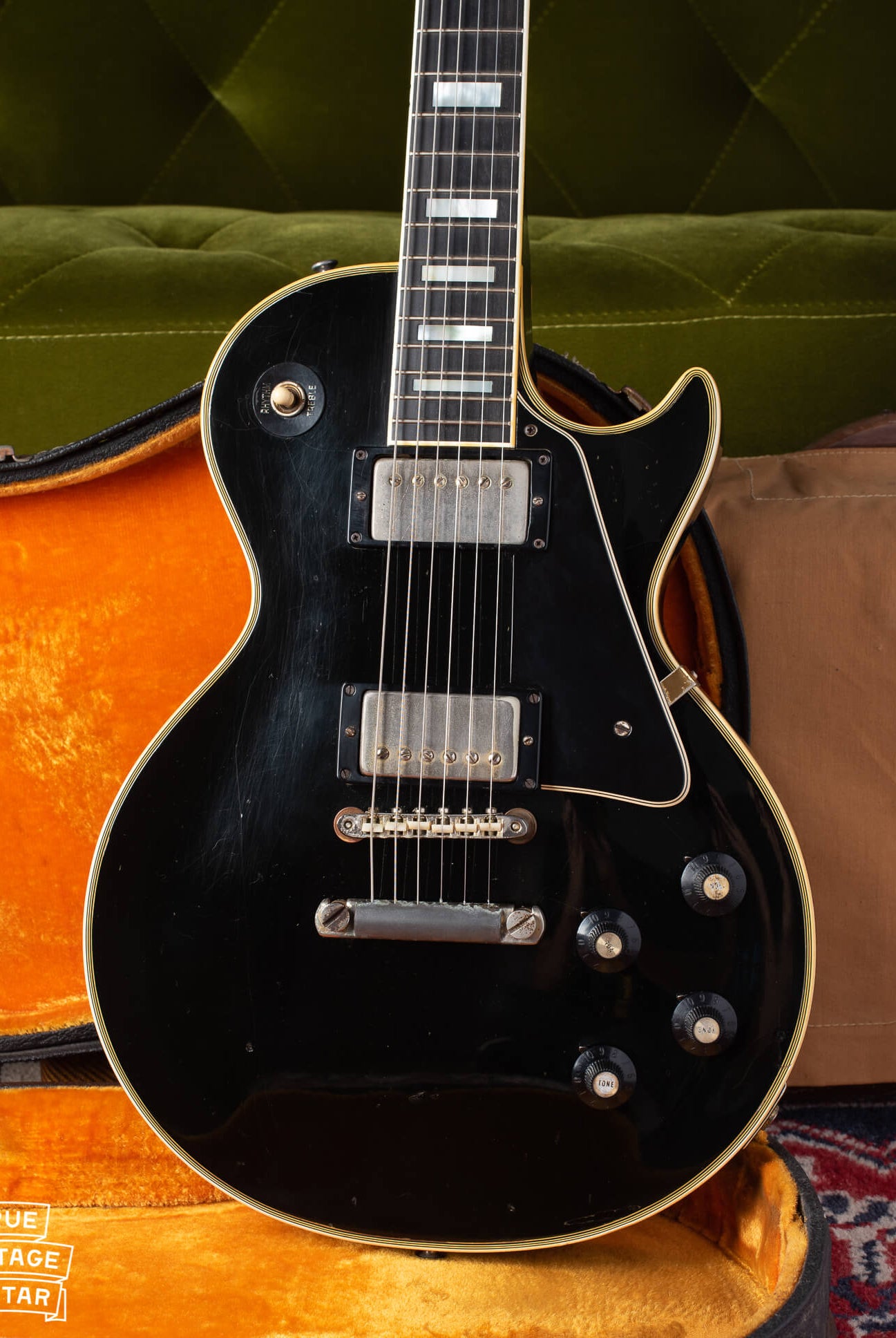 1969 Gibson Les Paul Custom guitar black