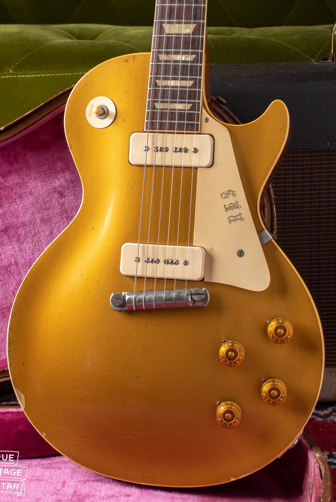 1954 Gibson Les Paul Model gold goldtop vintage guitar from Colorado