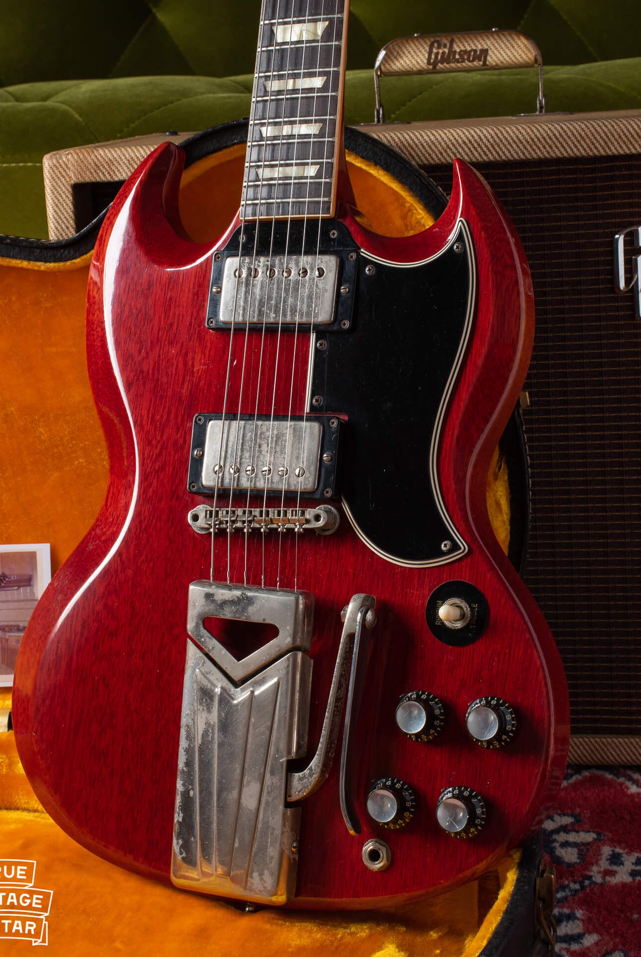 1961 Gibson Les Paul Standard with SG Body in Cherry Red finish