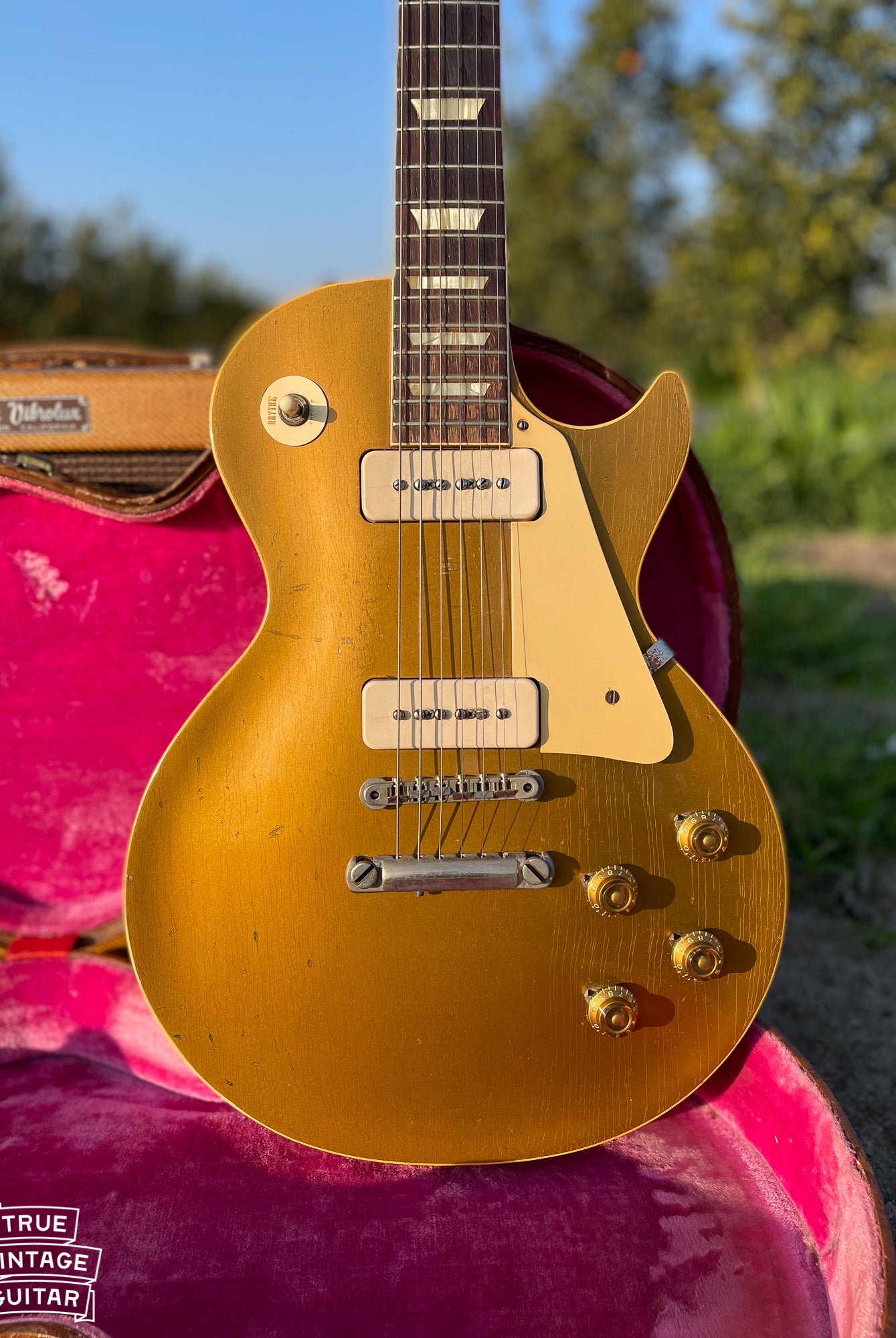 Gibson guitar collector buys 1956 Gibson Les Paul goldtop in California