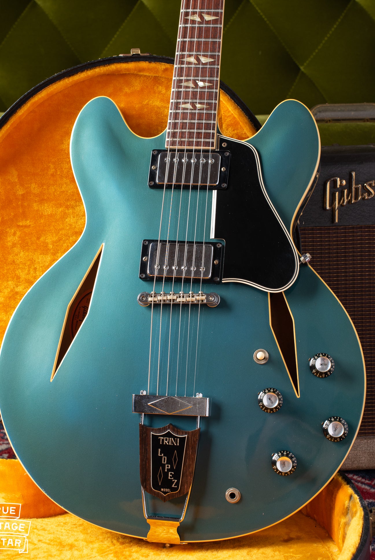 1966 Gibson Trini Lopez Standard guitar in Pelham Blue finish