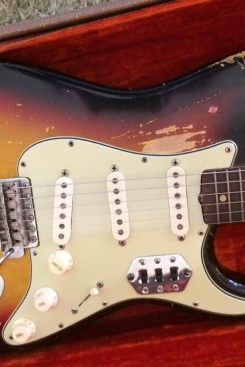 Fender Stratocaster with three Jaguar switches