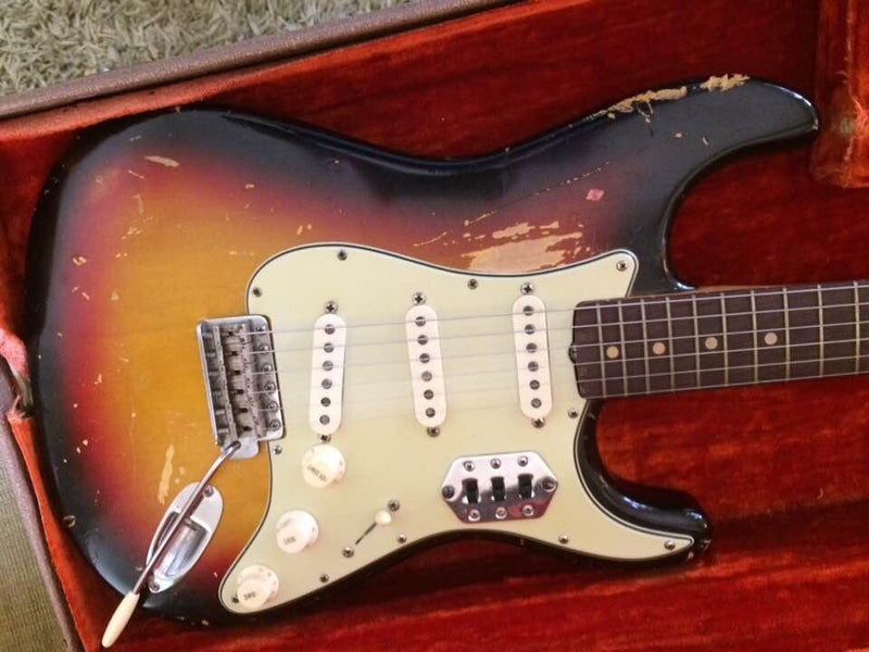 Fender Stratocaster with three Jaguar switches