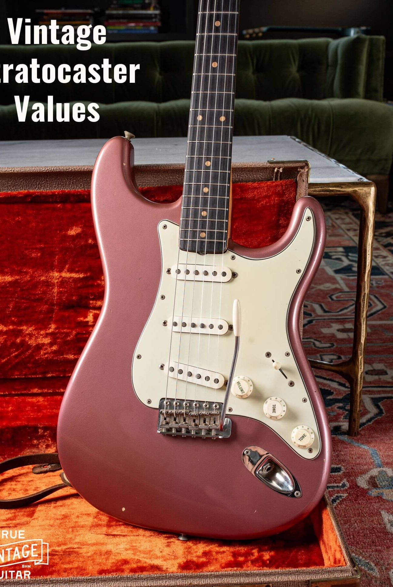 Fender Stratocaster values for 1950s and 1960s guitars