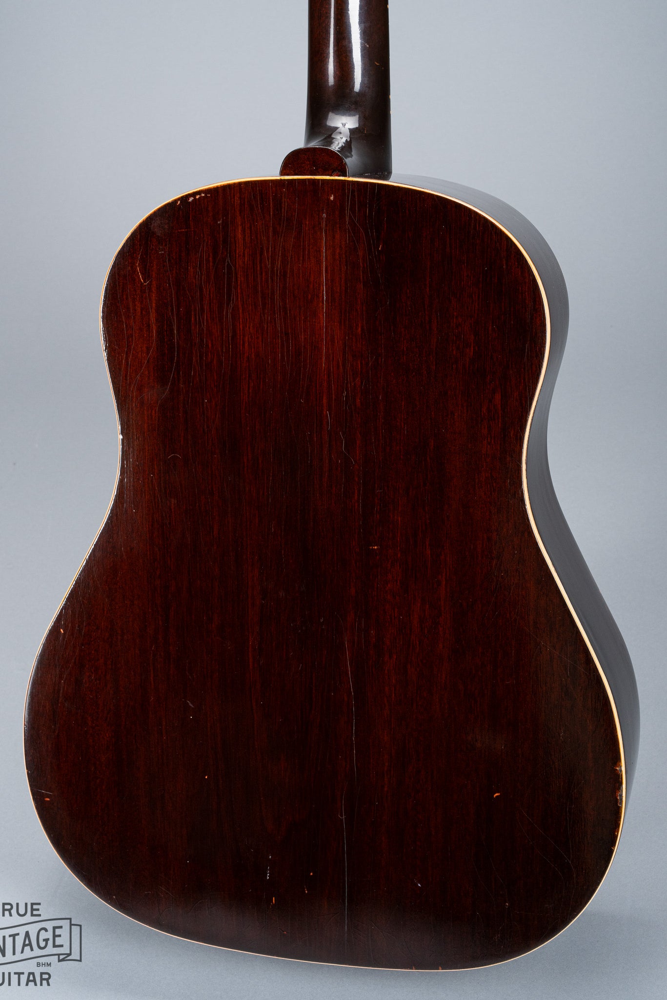 1939 Gibson J35 Sunburst Back of Body