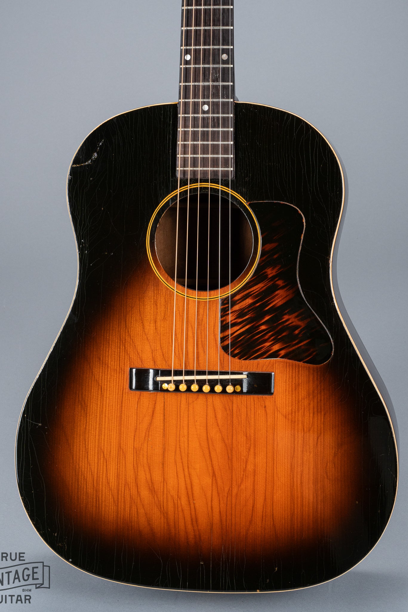 1939 Gibson J35 Sunburst Front of Body