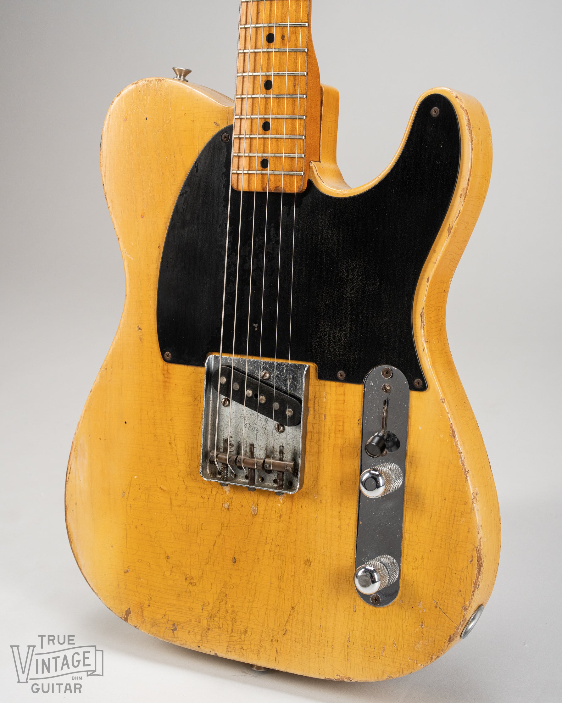 1953 Fender Esquire guitar with black pickguard