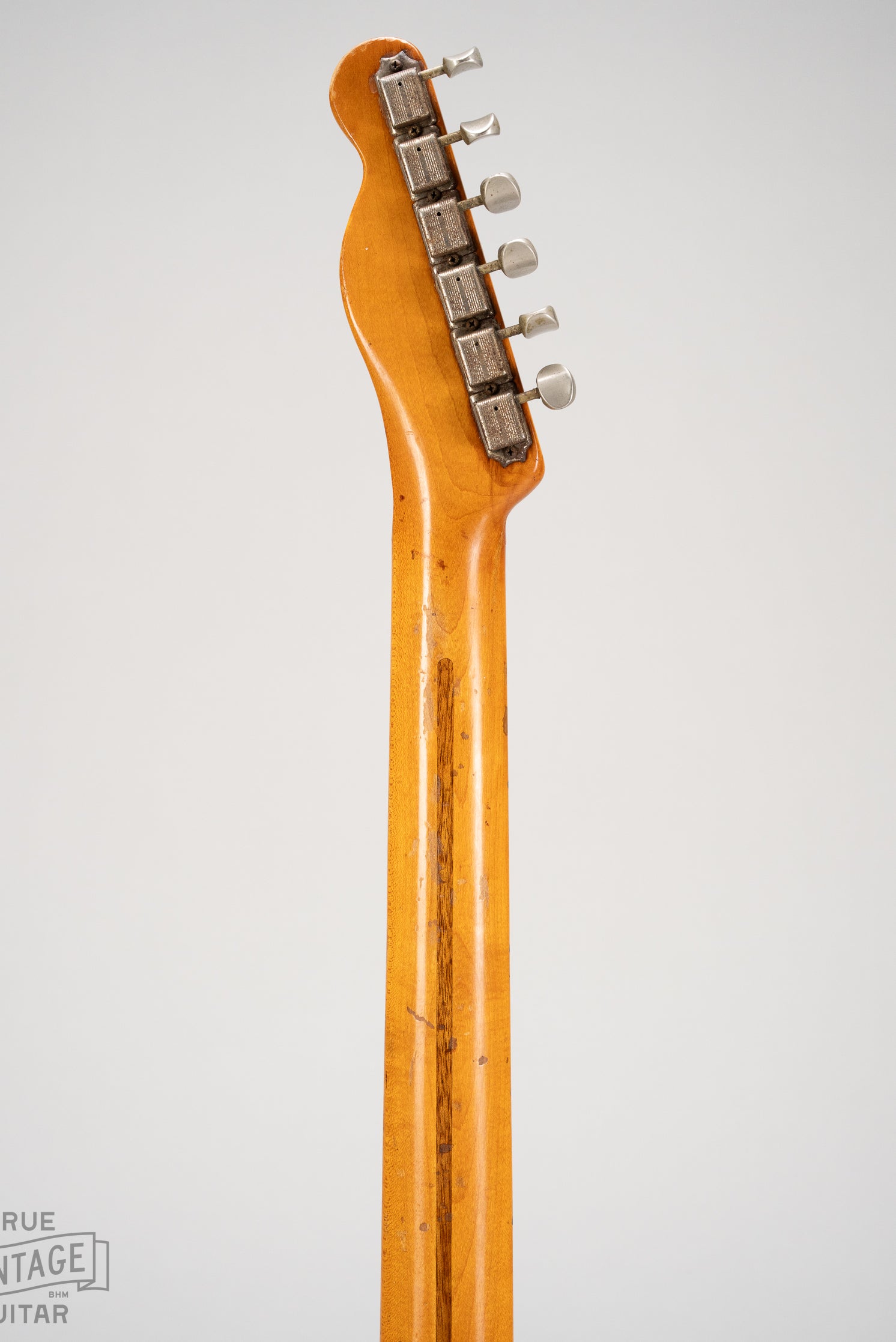 Back of neck of 1953 Fender Esquire