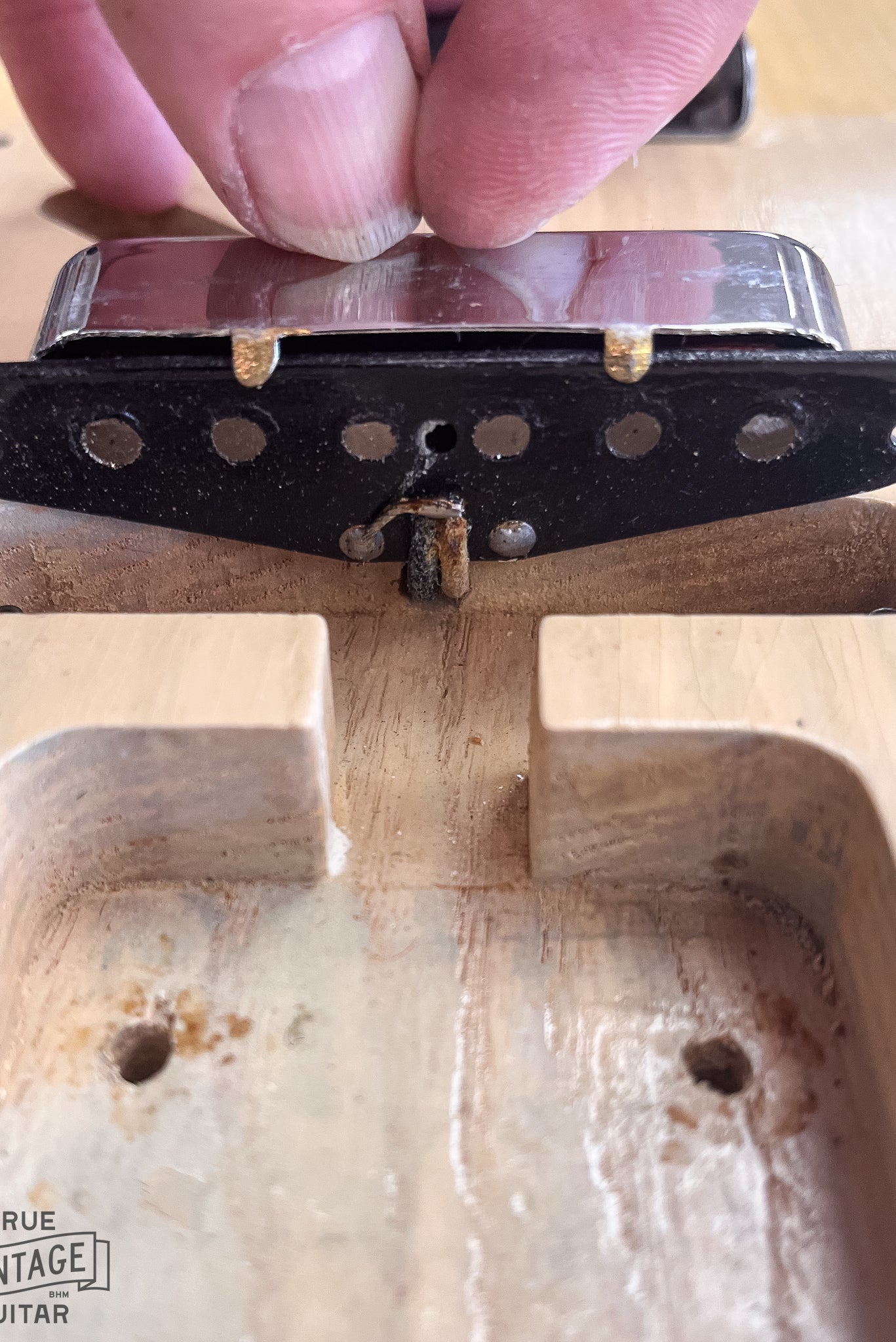 1956 Fender Telecaster Blond Back of Neck Pickup