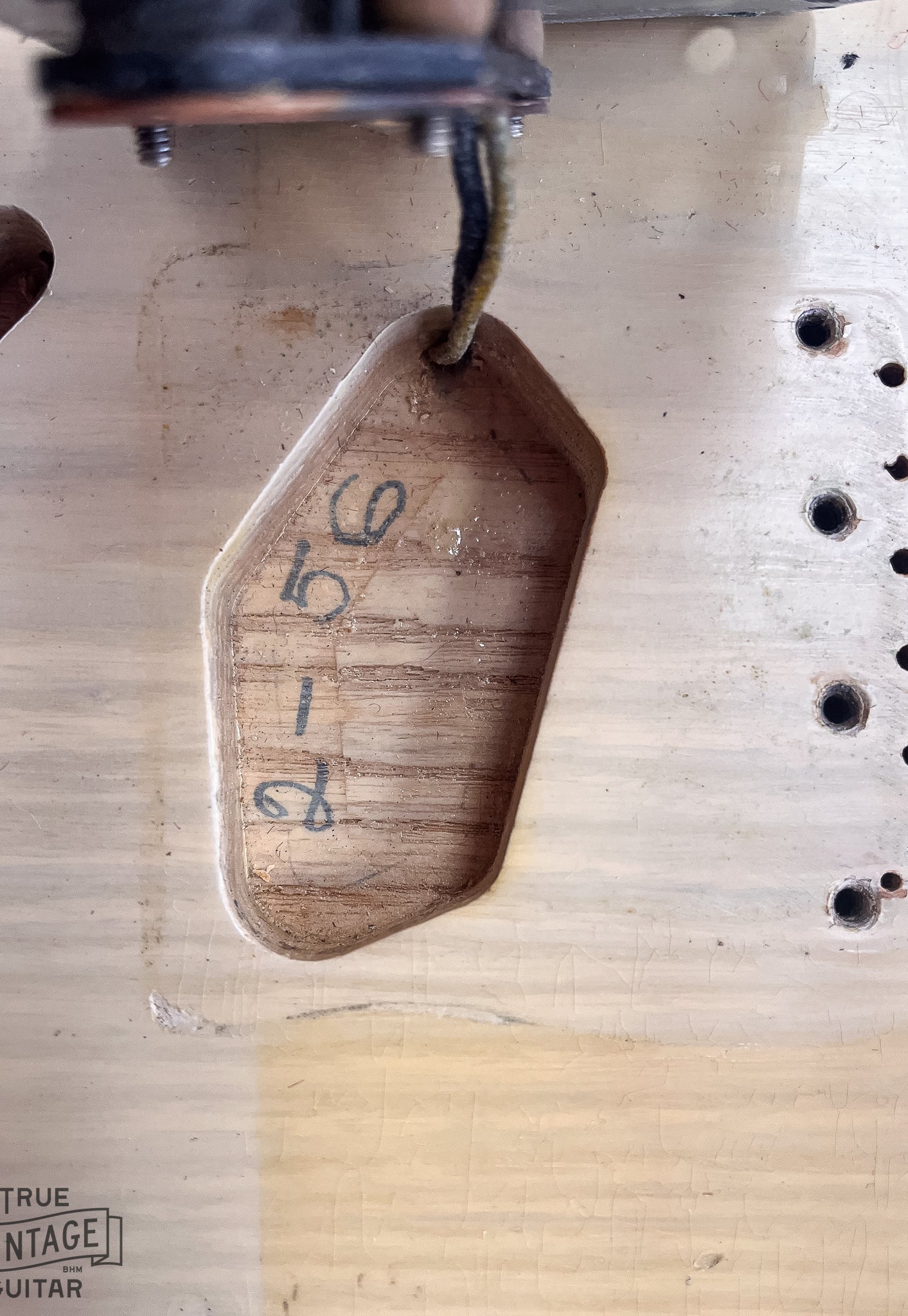 1956 Fender Telecaster Blond Bridge Pickup Cavity